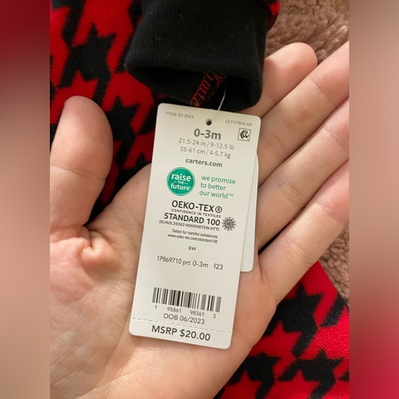 NWT Carter’s Two Way Zipper Sleep Sack - Picture 4 of 5